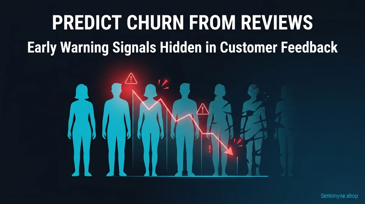 Churn prediction signals in customer reviews