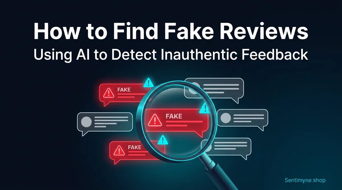 How to find fake reviews using AI