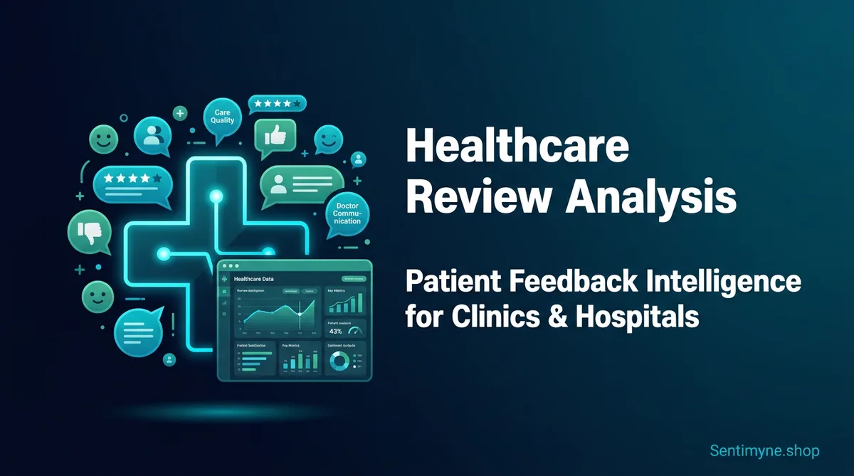 Healthcare review analysis dashboard