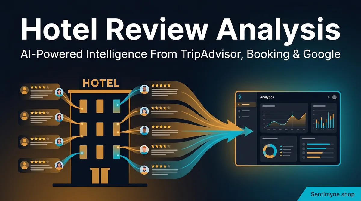 AI-powered hotel review analysis dashboard