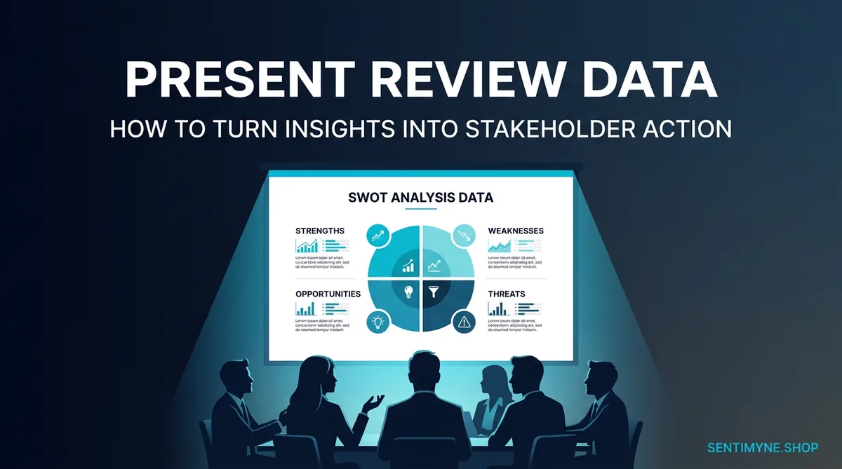 How to present review data to stakeholders