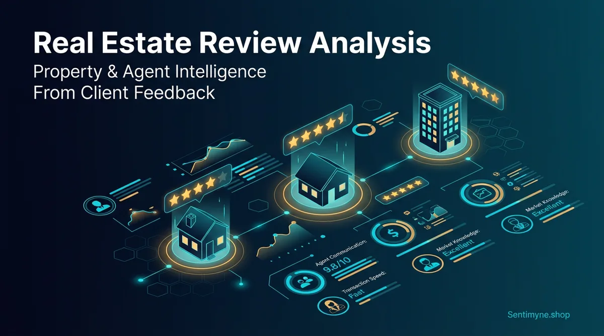 Real estate review analysis across platforms