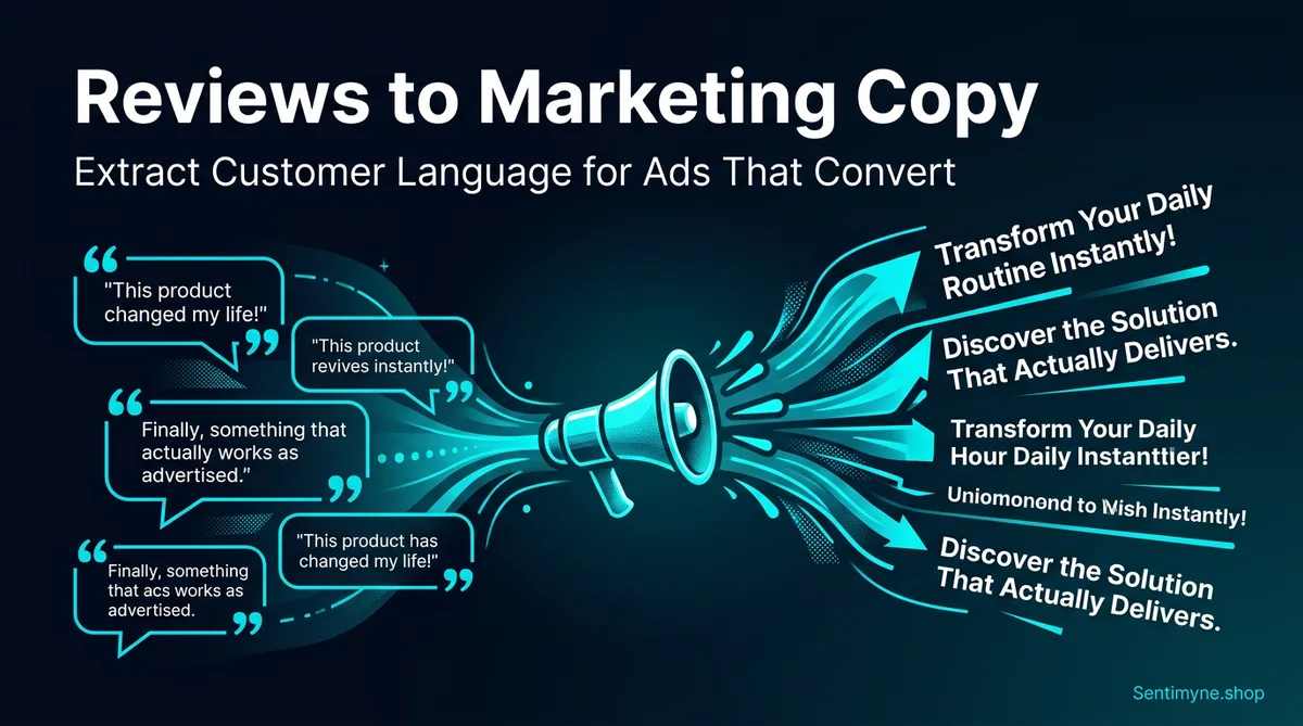 Using review data for marketing copy
