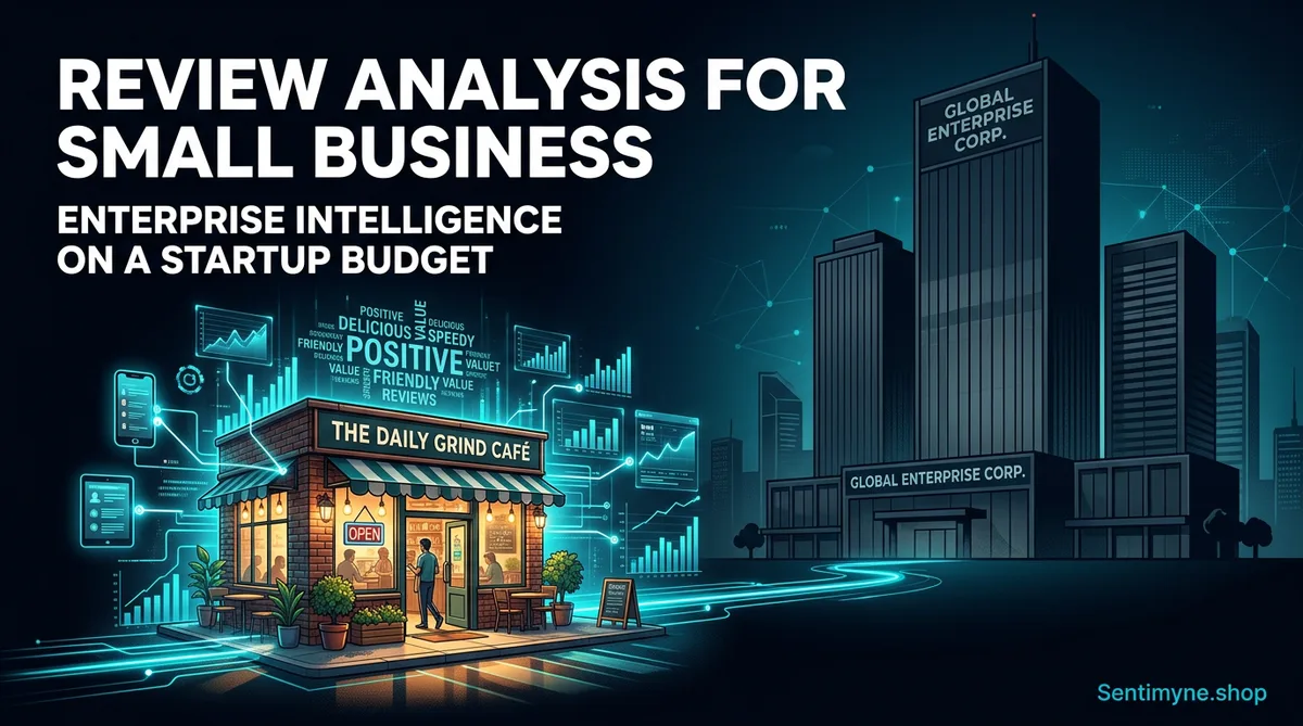 Review analysis stack for small businesses