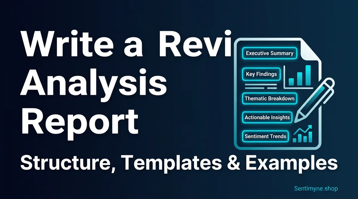 Review analysis report structure overview